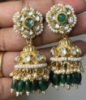 Picture of Kundan Polki jhumkas