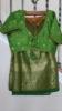 Picture of New green and orange shibori saree