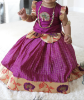 Picture of Raw Silk Langa with paithani border 1-2y