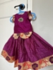 Picture of Raw Silk Langa with paithani border 1-2y