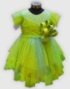 Picture of lil angels kids green and blue dress 4-5y