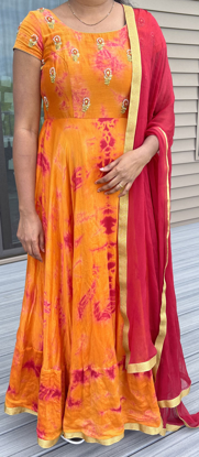 Picture of Anarkali full length dress