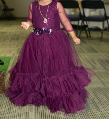 Picture of Kids Party Wear Frock 4-5y