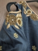 Picture of Cold shoulder maggam work dress