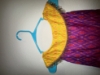 Picture of Girls pure ikkath long frock with cape.