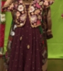 Picture of Trendy jacket dress and one shoulder crop top and lehenga 2-3y