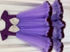 Picture of Lilac Magenta Ruffle Dress 7-8yrs