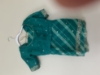 Picture of light green leheriya saree