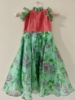 Picture of Floral Dress with maggam yoke 2-3y