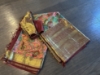 Picture of Pure kanchi pattu kalamkari saree with stiched blouse