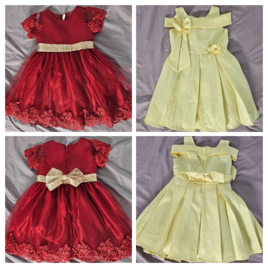 Picture of Party wear frocks combo 2-3y