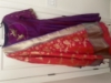 Picture of Purple rawsilk Anarkali Dress