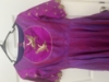Picture of Purple rawsilk Anarkali Dress