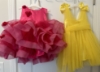 Picture of Rosie Pink Ruffled and Yellow tutu party dresses 1-2Y