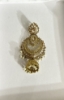 Picture of White and green stone neckpiece with jhumkas