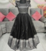 Picture of Black and Silver long dress 6-8y