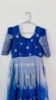 Picture of PL510 Grey and ink blue Ombre long frock