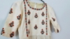 Picture of PL519 Cream cutdana work designer frock