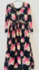 Picture of PL526 Black chinon floral alia cut anarkali