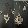 Picture of Black beads chain and diamond look pendant chain