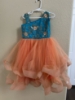 Picture of Designer frock and lehanga combo 1-2y