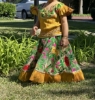 Picture of Designer frock and lehanga combo 1-2y