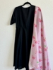 Picture of Black cotton Dress - Feeding Friendly