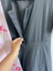 Picture of Black cotton Dress - Feeding Friendly