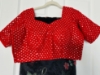 Picture of Black and Red Combo Organza Saree
