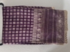 Picture of Banaras Mashru silk with cutwork boarder and maggam work blouse