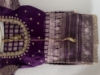 Picture of Banaras Mashru silk with cutwork boarder and maggam work blouse