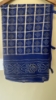 Picture of New Blue Bandhini print silk saree with puffed sleeve blouse