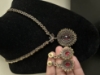 Picture of Victorian ad set with bracelet in wine red
