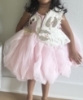 Picture of Bk Gayatri baby pink swan  frock 2-4y