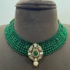 Picture of Beads choker and tika and studs combo