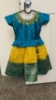 Picture of frock and body lehanga with ruffule blouse combo 2-3y