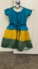 Picture of frock and body lehanga with ruffule blouse combo 2-3y