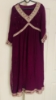 Picture of Trendy Pure Chinon Aliya cut purple color 3 piece set.