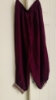 Picture of Trendy Pure Chinon Aliya cut purple color 3 piece set.