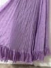 Picture of Lavender Mirror Ruffle Gown with scallop yoke