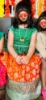 Picture of Orange and green benaras lehanga 4y