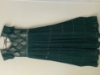 Picture of Green mirror work crushed long frock