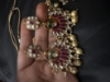 Picture of Premium quality pachi Kundan necklace set