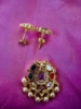Picture of Navaratna locket combo with studs
