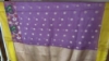 Picture of Lavender & yellow zari kota saree with scallop blouse