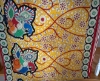 Picture of New beautiful mango yellow kalamkari print soft silk saree with readymade blouse
