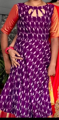 Picture of Purple long frock 12-14y