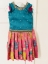 Picture of Rama blue and kalamkari thread work langa  1y
