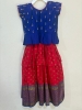 Picture of Banaras pattu langa with maggam work