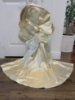 Picture of PL591 Huge gold flower dress 7-8y